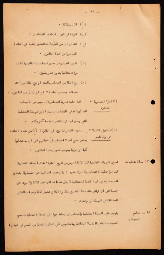 Basic Law of the Sect Council of the Orthodox Church, Haifa, 1957