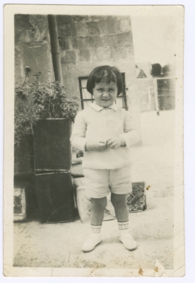 Bassam Shakaa during His Childhood, 1933