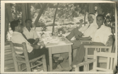 Bassam Shakaa with His friends, 1959