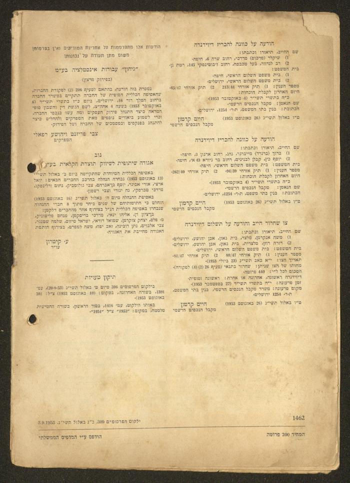 Land Acquisition Act, 1953