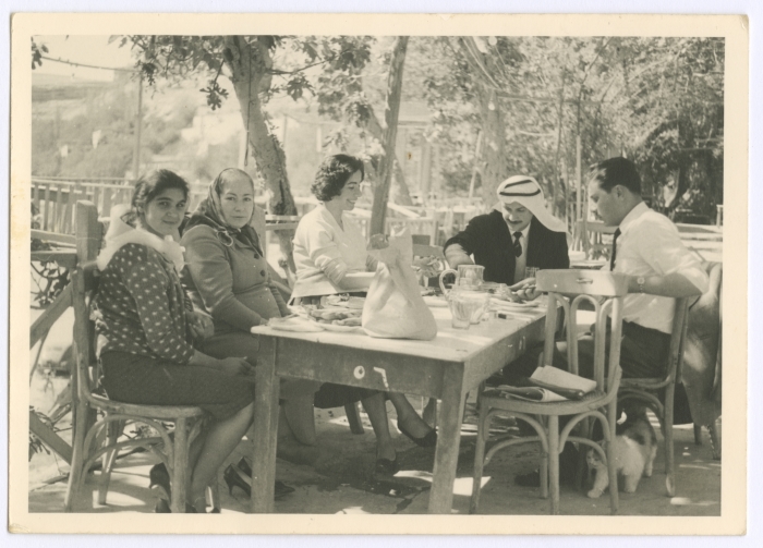 Bassam Shakaa and His Wife's Relatives Visiting Them in Syria, 1961