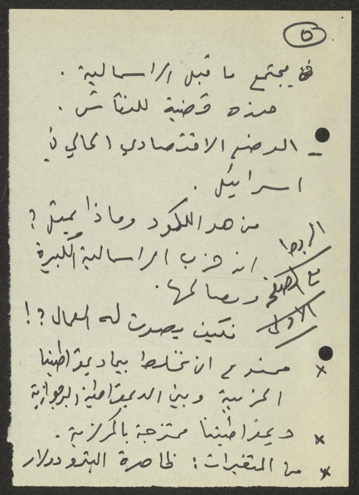 Entries by Nimr Murqus on the Israeli Communist Party, 20 November 2001