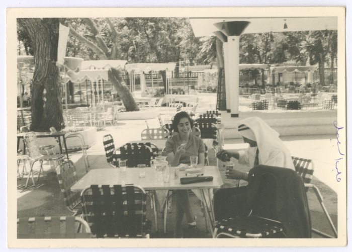 Bassam Shakaa and His Wife in Aleppo, 1961