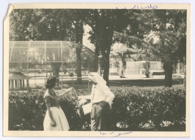 Bassam Shakaa and His Wife in Aleppo, 1961