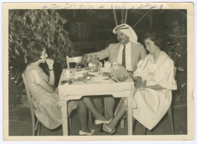 Bassam Shakaa and His Wife in Damascus, 1961