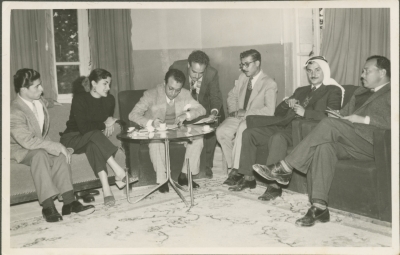 Bassam Shakaa in Amman, 9 December 1955