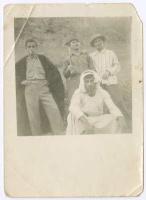 Bassam Shakaa with His Friends on a Picnic