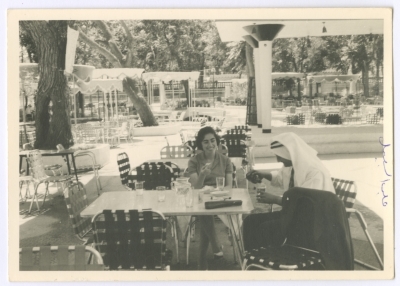 Bassam Shakaa and His Wife in Aleppo, 1961