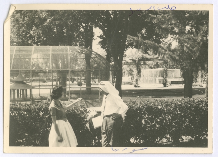 Bassam Shakaa and His Wife in Aleppo, 1961