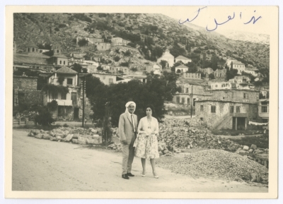 Bassam Shakaa and His Wife on Their Honeymoon in Syria, 14 June 1961