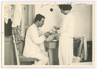 Bassam Shakaa and His Wife on Their Honeymoon in Syria, 13 June 1961