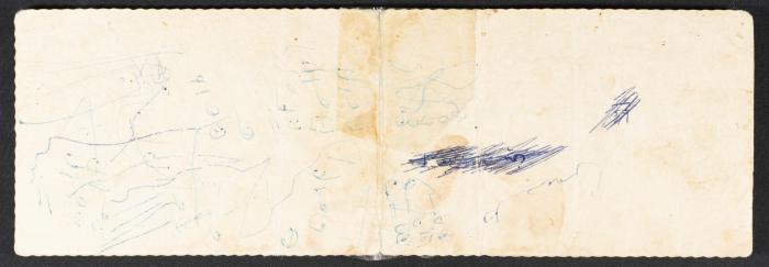 An Invitation to Nabiha Dalla and Nimr Murqos' Wreath Ceremony, December 1957