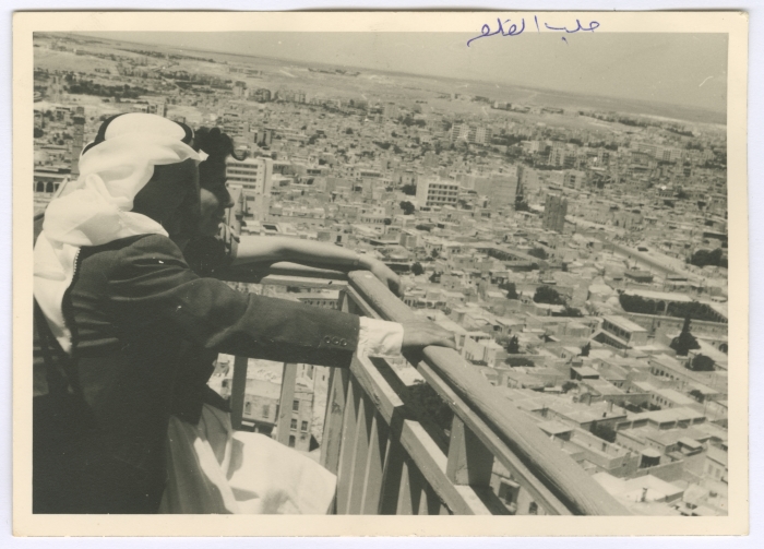 Bassam Shakaa and His Wife at the Citadel of Aleppo, 16 June 1961