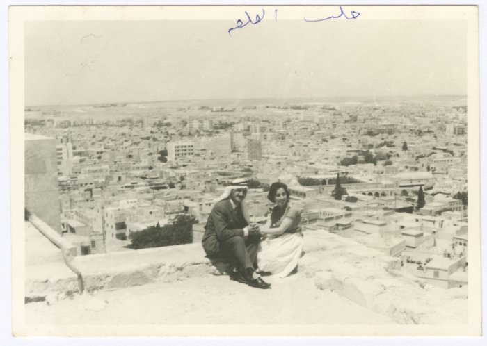 Bassam Shakaa and His Wife at the Citadel of Aleppo, 16 June 1961