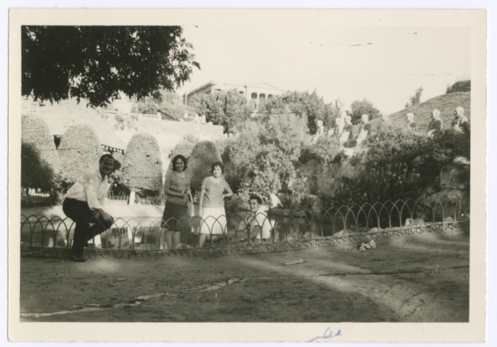 Bassam Shakaa and His Wife with Their Friends in Cairo, 1963