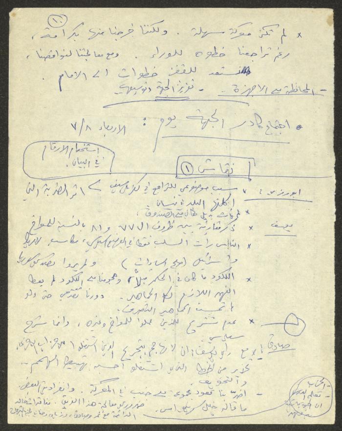 Nimr Murqus' Summary of the Knesset Elections, 5 July 1981
