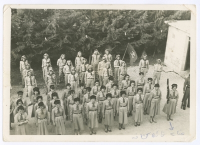 Female and Male Students in Scout Uniform
