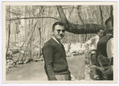 Bassam Shakaa Standing by a River