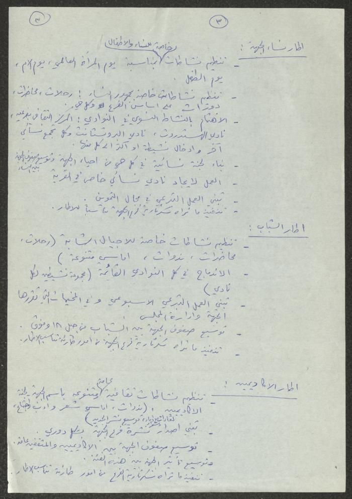 محضر اجتماع سكرتارية الحزب الشيوعي في كفر ياسيف، 1988