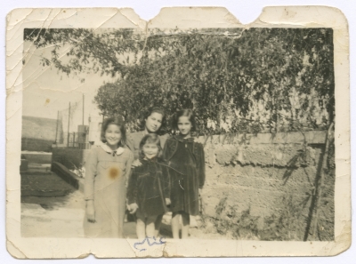 Enaya al-Fassed with Her Sisters, 1943
