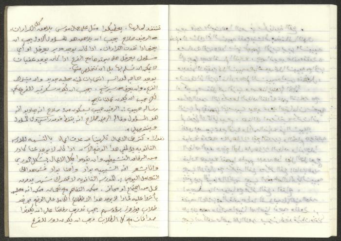 Minutes of the Kafr Yasif Front Meetings, 1982