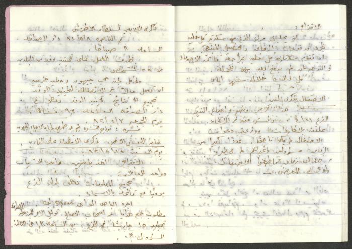 Minutes of the Kafr Yasif Front Meetings, 1982