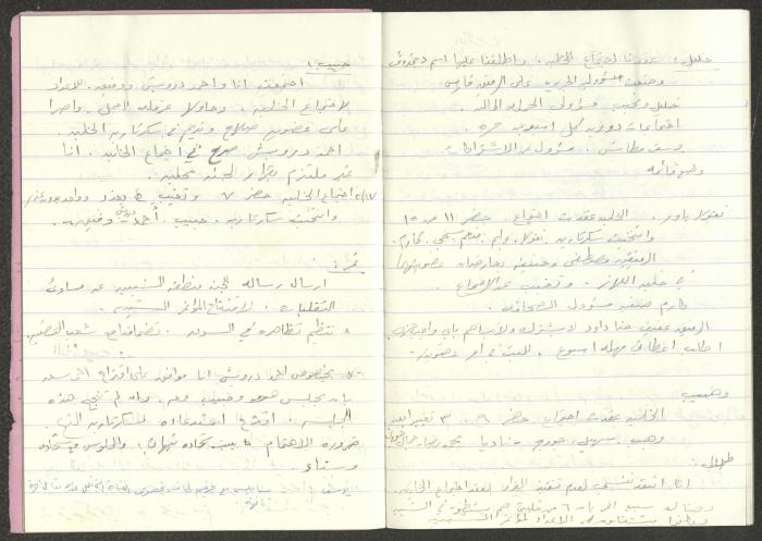 Minutes of the Kafr Yasif Front Meetings, 1982