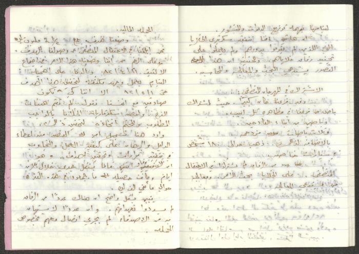 Minutes of the Kafr Yasif Front Meetings, 1982