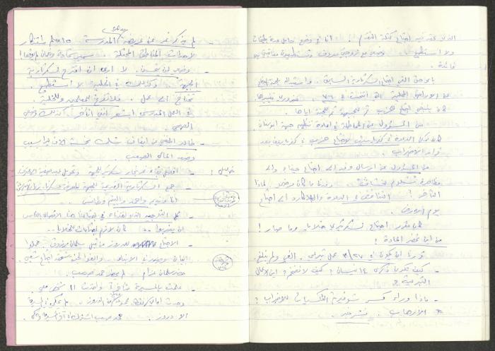 Minutes of the Kafr Yasif Front Meetings, 1982