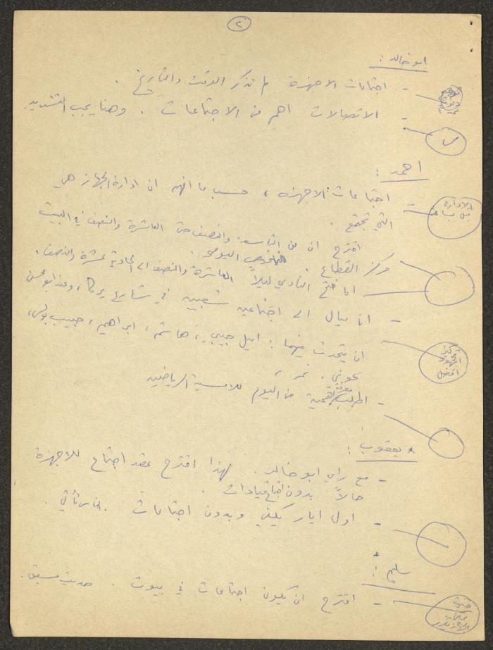 The Minutes of a Hadash Meeting