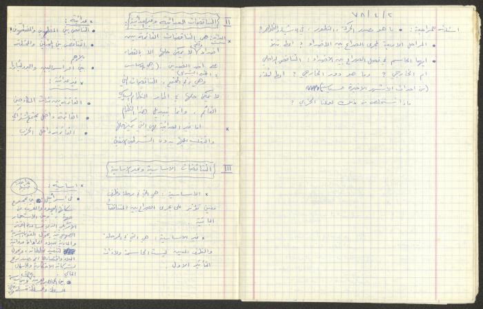 Nimr Murqus' Notes on His Lectures about Marxist Philosophy