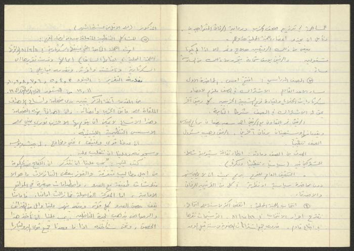 Minutes of the Kafr Yasif Local Committee Meetings, 1981