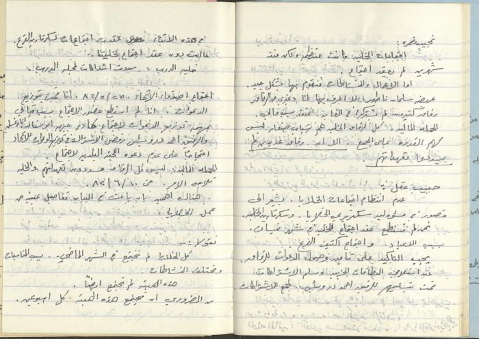 محاضر اجتماعات سكرتارية الحزب الشيوعي، كفر ياسيف،1981