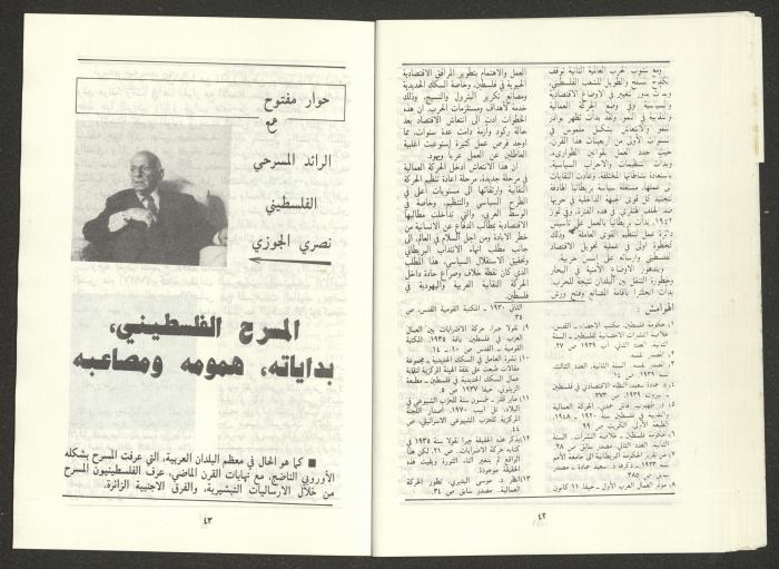 An Issue of al-Jadeed Magazine, August 1987