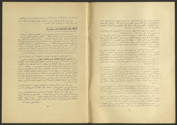 An Issue of al-Jadeed Magazine, the 1970s