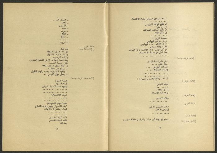 An Issue of al-Jadeed Magazine, the 1970s