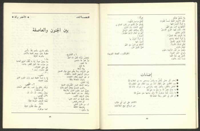 العددان الثاني والثالث من مجلة الجديد، آذار 1989