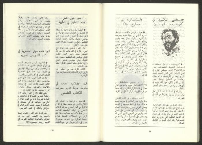 Issue 1 of al-Jadeed Magazine, January 1987