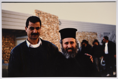 A photo of Salah Ayyad in Nazareth at Emile Habibi
