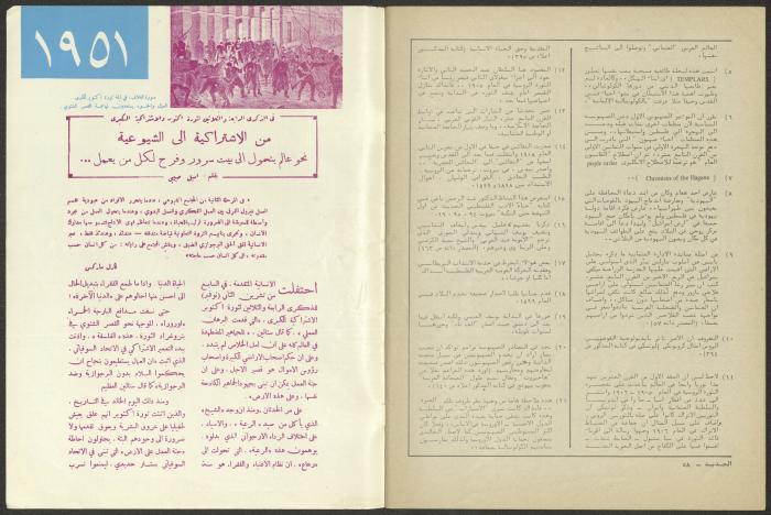 Issue 10 of al-Jadeed Magazine, October 1981 