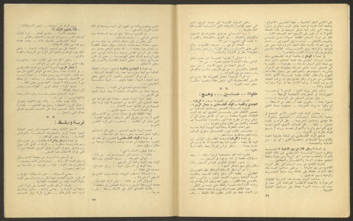 Issues 11 and 12 of al-Jadeed Magazine, November and December 1978 