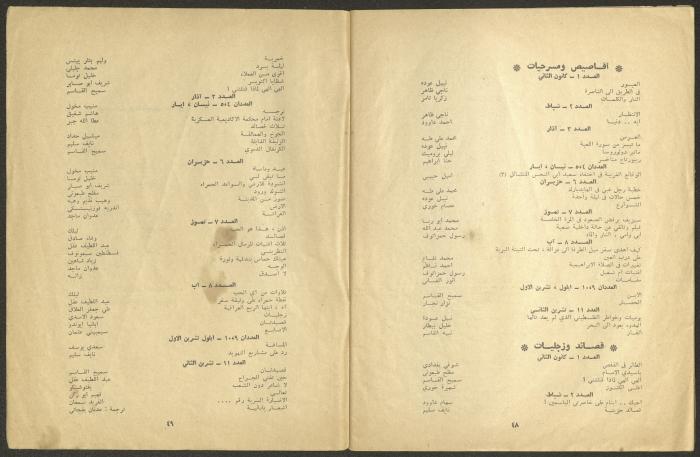 Issue 12 of al-Jadeed Magazine, December 1974 