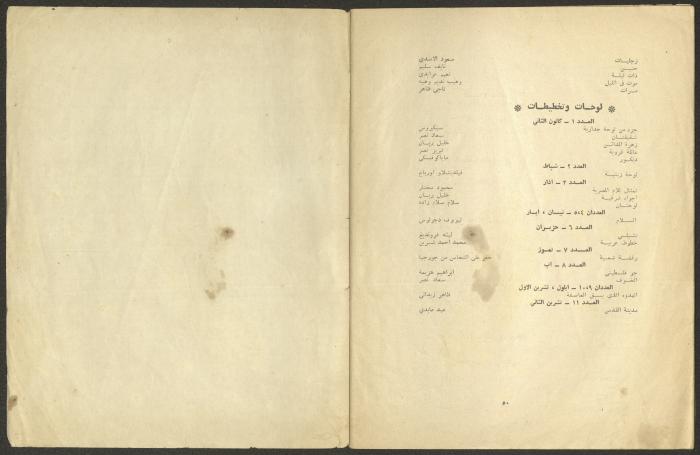 Issue 12 of al-Jadeed Magazine, December 1974 