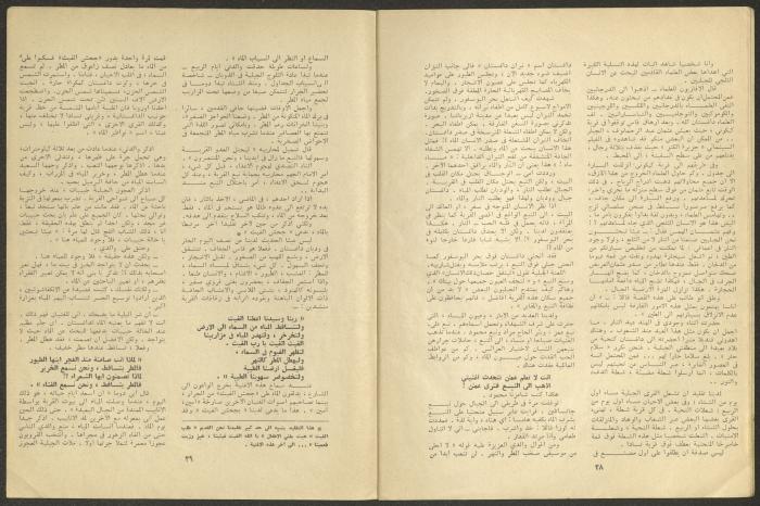 Issue 7 of al-Jadeed Magazine, July 1974 