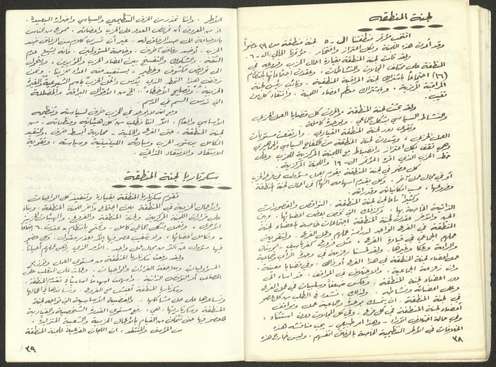 Statement of the Acre District Committee for the Sixth Congress, Submitted to the Israeli Communist Party, November 1981