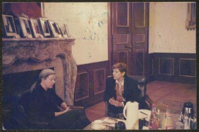 Nabiha Dallah with Mayor of Bonn- Germany, 2001