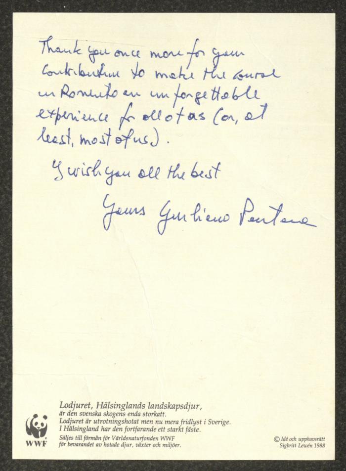 A Thank-You Letter from Stockholm University to Nabeeha Murqus