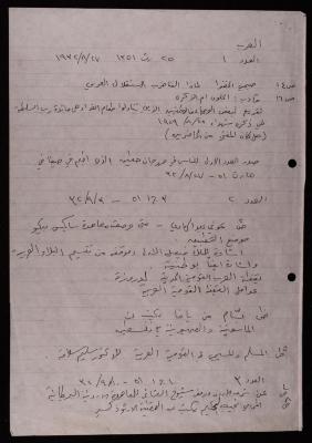 Quotes from al-Arab Magazine, 1932