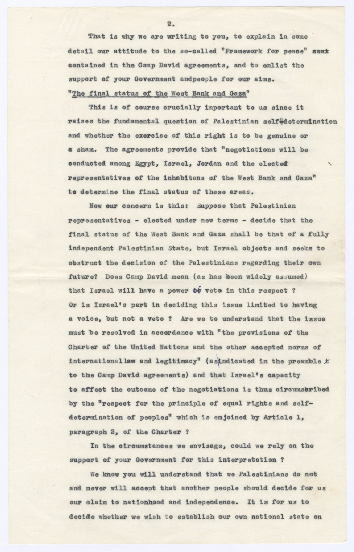 A letter from the Mayors of the West Bank to the American Pastor Jesse Jackson