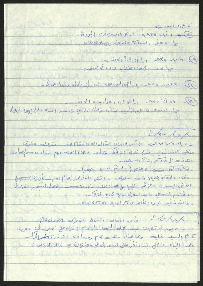 اقتباسات من مذكرات الأوقاف الإسلامية